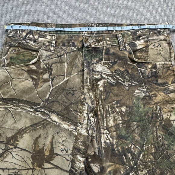 Wrangler Pro Gear Mens Size 40x30 Realtree Camo Pants Hunting Work Jeans Cotton - Picture 7 of 13